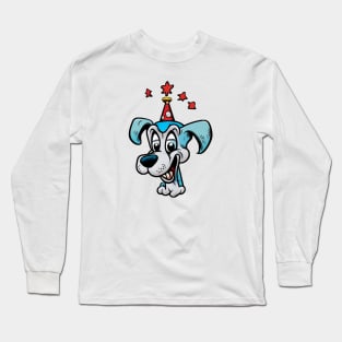 Cartoon dog wizard Long Sleeve T-Shirt